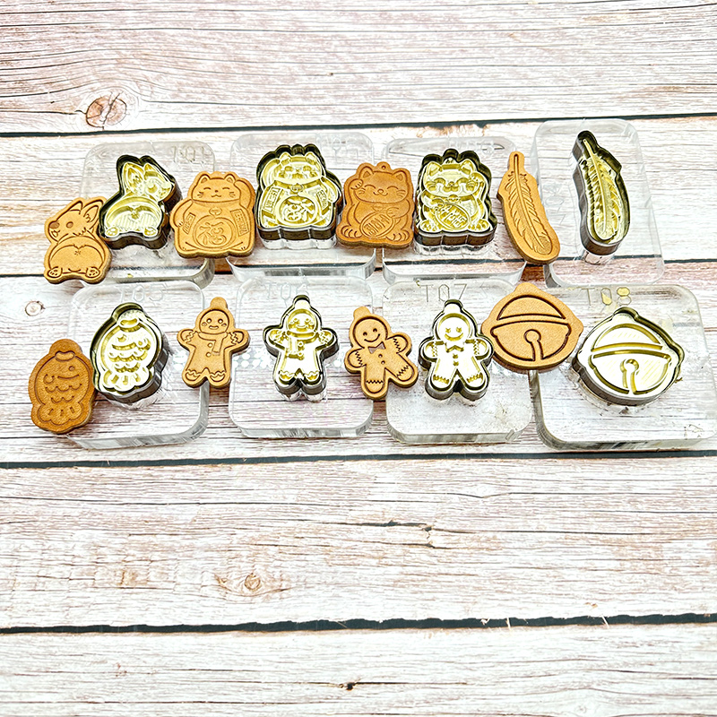 Leatherwork Embossing - Lederen Stempel Snijden Sterven Diy Sleutelhanger