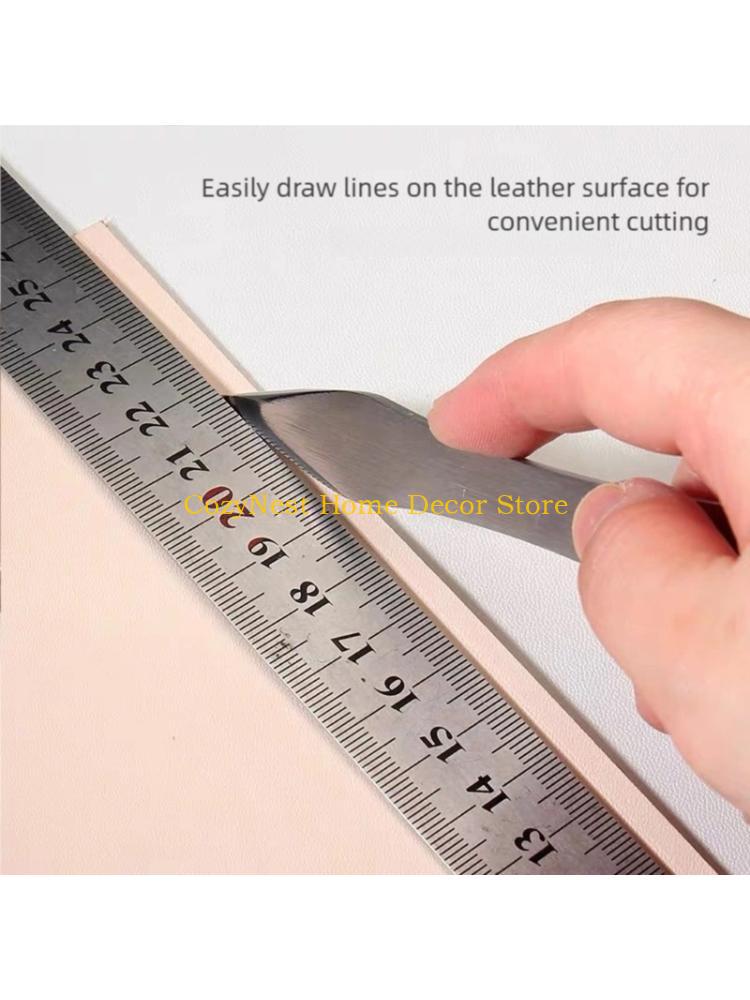 Leatherwork Patterns Free - 92MF draagbaar leerbewerkingsgereedschap met ergonomische handgreep