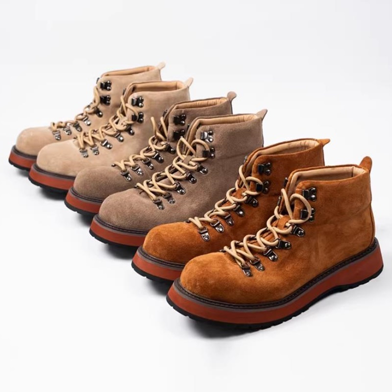 Leatherwork Boots - Japanse dikke zool echt lederen outdoor