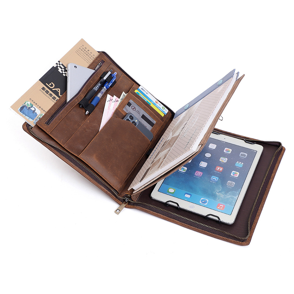 Werkfolio voor mannen en vrouw - Leather Work Folio recensie en prijs