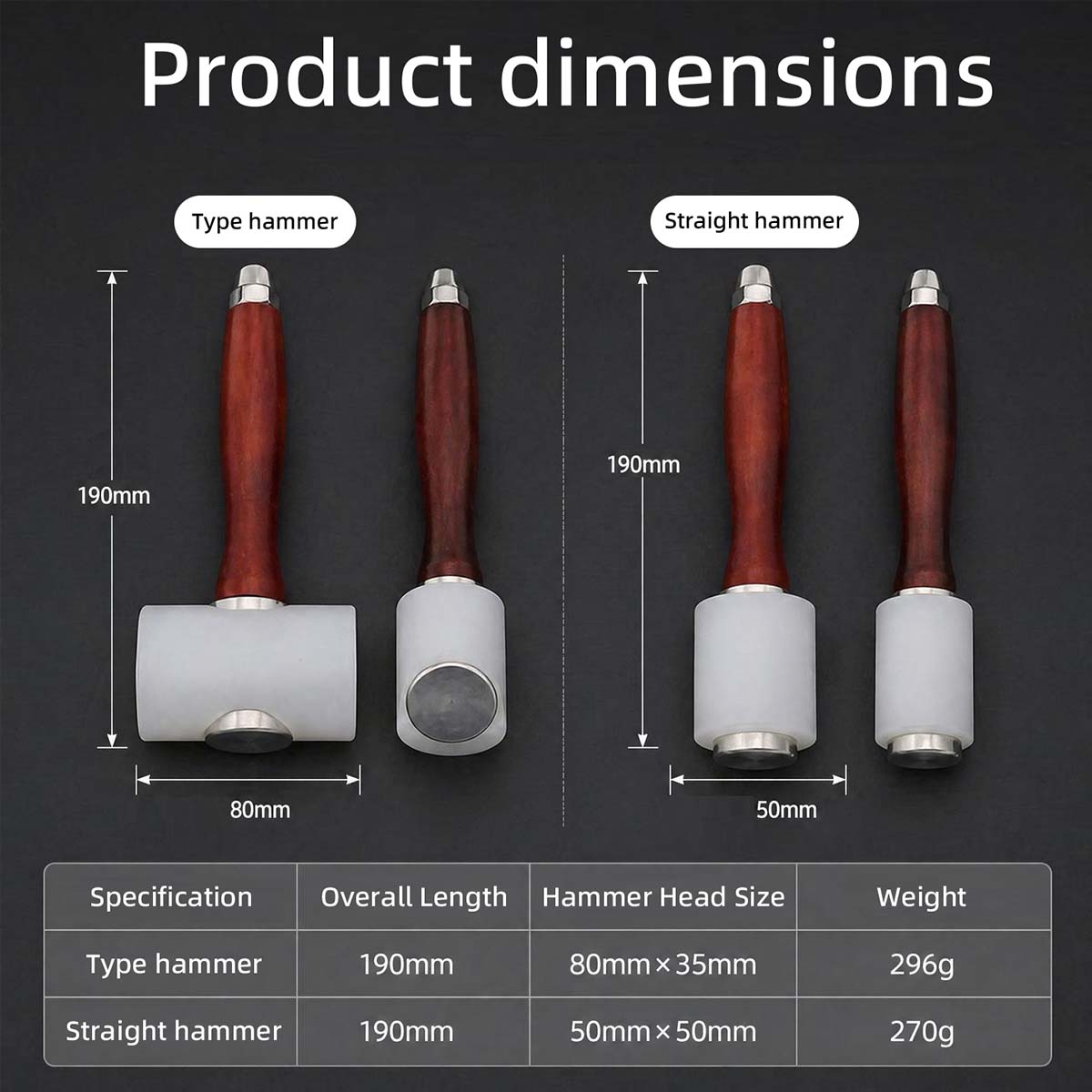 Nylon lederen snijhamer DIY le - Leatherwork Embossing recensie en prijs