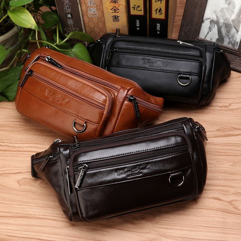 Mannen Taille Fanny Tassen Sli - Leatherwork Fasteners recensie en prijs