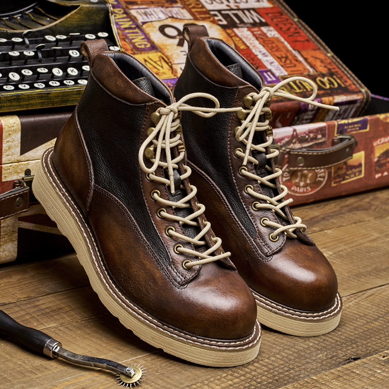 Werklaarzen met korte neus voo - Leatherwork Boots recensie en prijs
