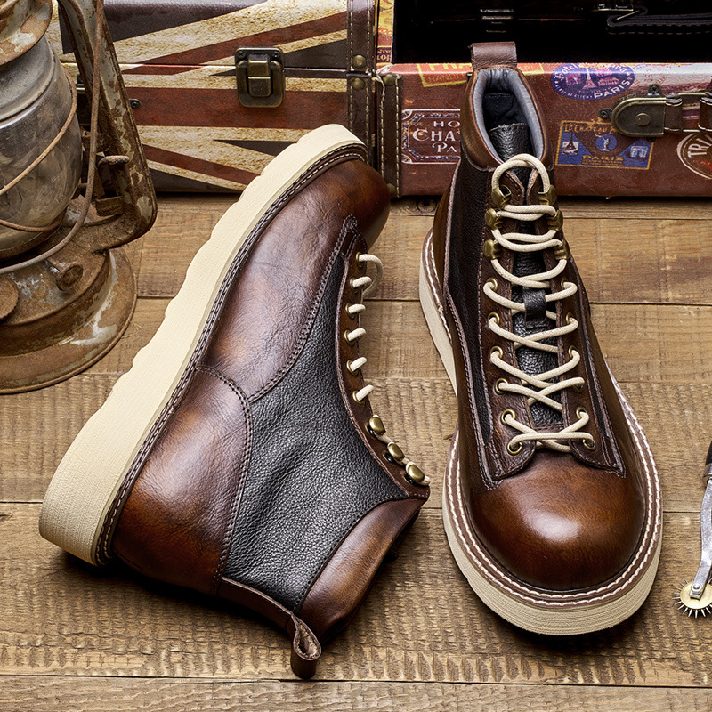 Werklaarzen met korte neus voo - Leatherwork Boots recensie en prijs