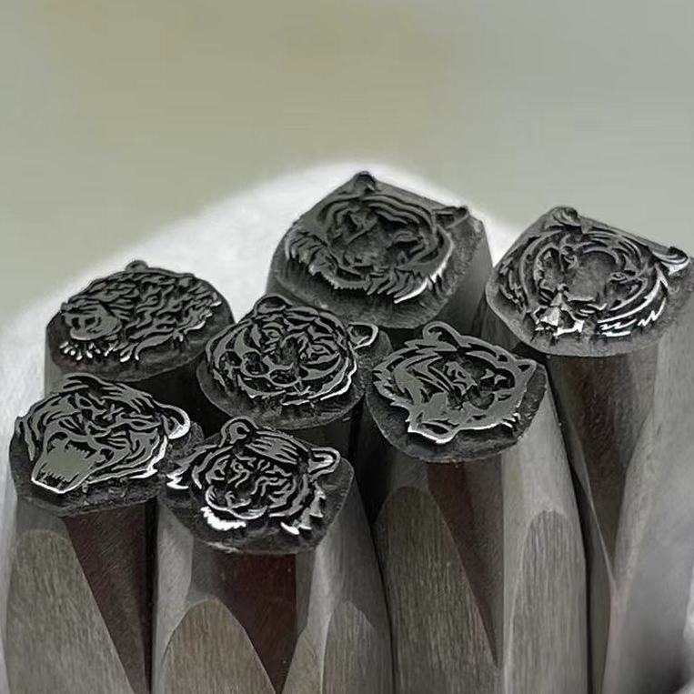 Tijgerkop Ontwerp Metalen Punc - Leatherwork Embossing recensie en prijs