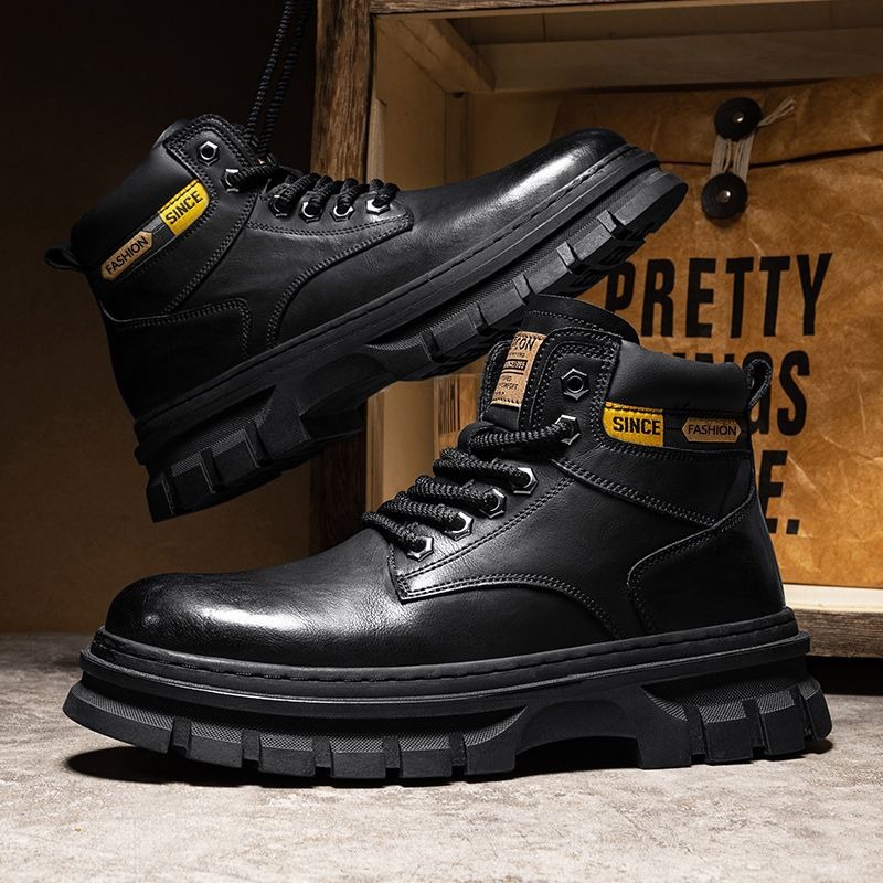Vintage Heren Platform Enkella - Leatherwork Boots recensie en prijs