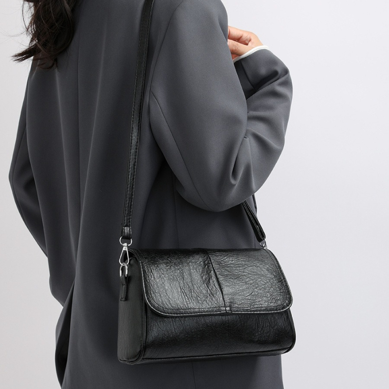 Zachte crossbodytas van kunstl - Leatherwork Fasteners recensie en prijs