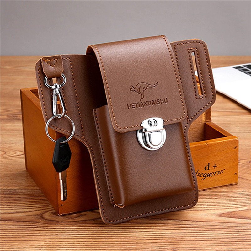Telefoonriemtas voor herentass - Leatherwork Fasteners recensie en prijs