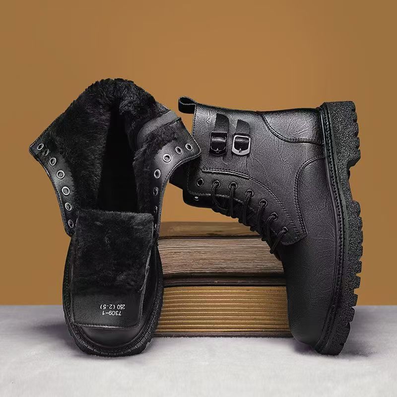 Mannen Herfst Winter Big Size  - Leatherwork Boots recensie en prijs