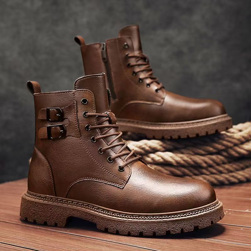 Mannen Herfst Winter Big Size  - Leatherwork Boots recensie en prijs