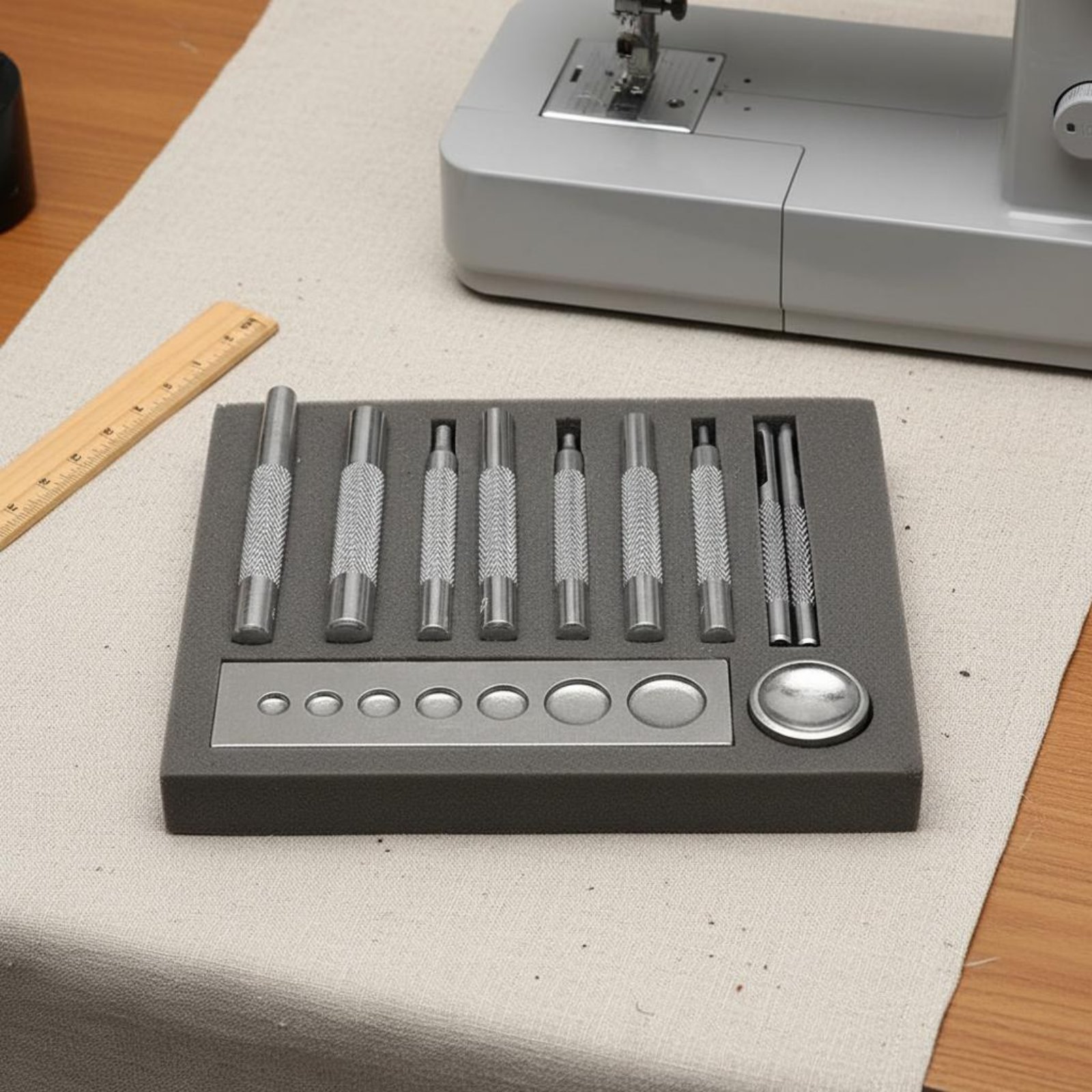 11-delige set met drukknopen,  - Leatherwork Rivet Setter recensie en prijs