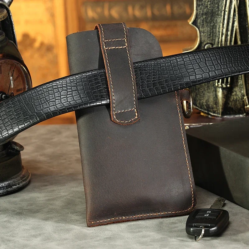 Heren lederen heuptas Mobiele  - Leatherwork Fasteners recensie en prijs