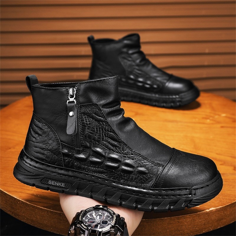 Heren hoge laarzen, modieus kr - Leatherwork Patterns Free recensie en prijs
