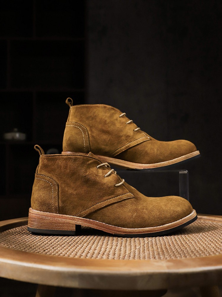 Mode Veelzijdige Mannelijke Ve - Leatherwork Boots recensie en prijs
