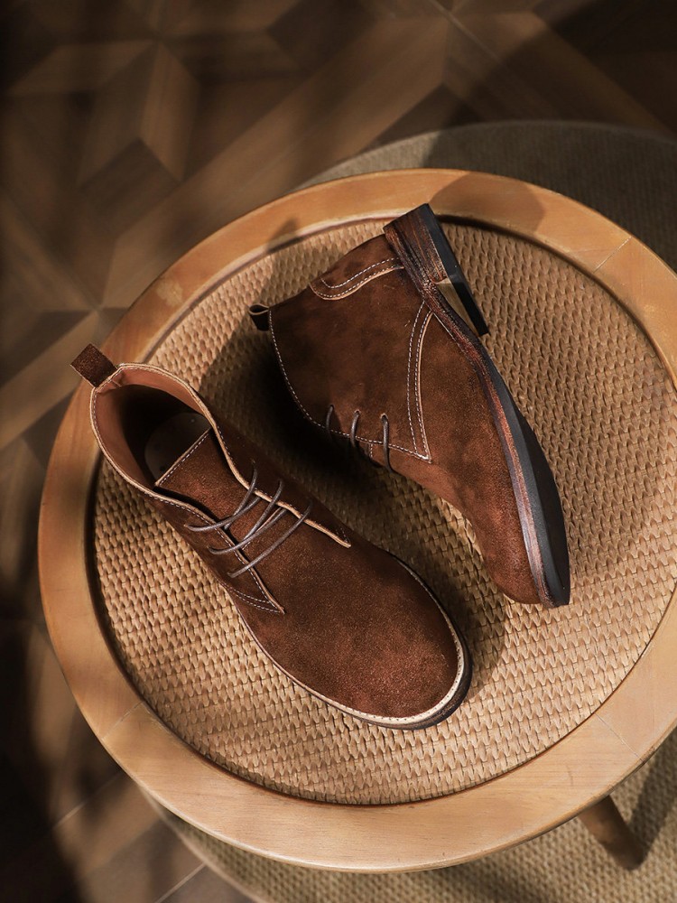 Mode Veelzijdige Mannelijke Ve - Leatherwork Boots recensie en prijs